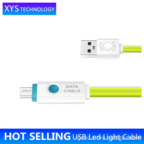 TPE Jelly Flat Type USB Charging Cable, Professional Supplier USB Charging Cable/